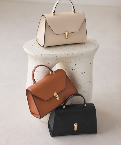 楕円金具ワンハンドルバッグ/2WAY（ハンドバッグ）｜VIS（ビス）の