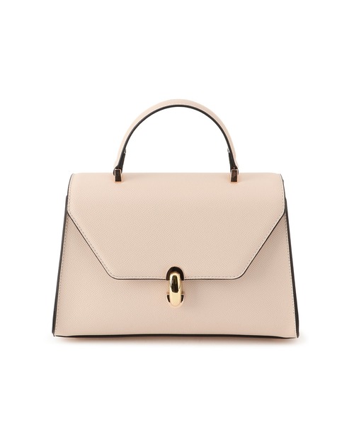 VIS（ビス）の「楕円金具ワンハンドルバッグ/2WAY（ハンドバッグ・レディース・ブラック/キャメル/キナリ・FREE）」の16枚目の写真