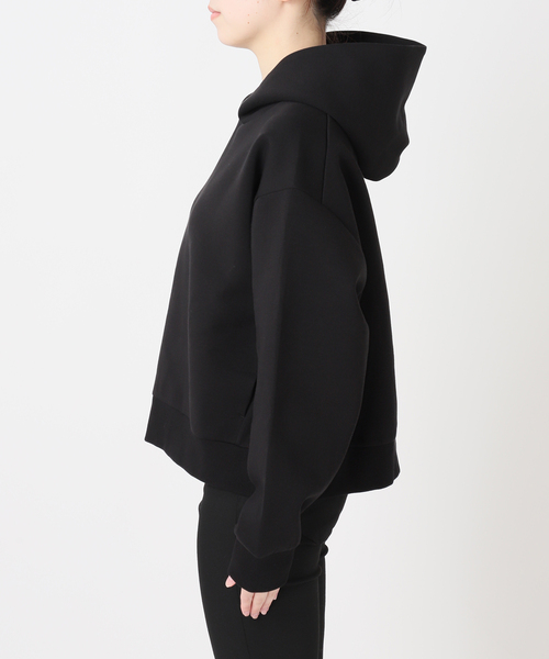 JOURNAL STANDARD（ジャーナルスタンダード）の「CTダンボールフードプルオーバー（パーカー・レディース・グレー/ブラック・FREE）」の16枚目の写真