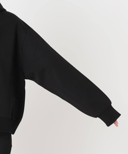 JOURNAL STANDARD（ジャーナルスタンダード）の「CTダンボールフードプルオーバー（パーカー・レディース・グレー/ブラック・FREE）」の19枚目の写真