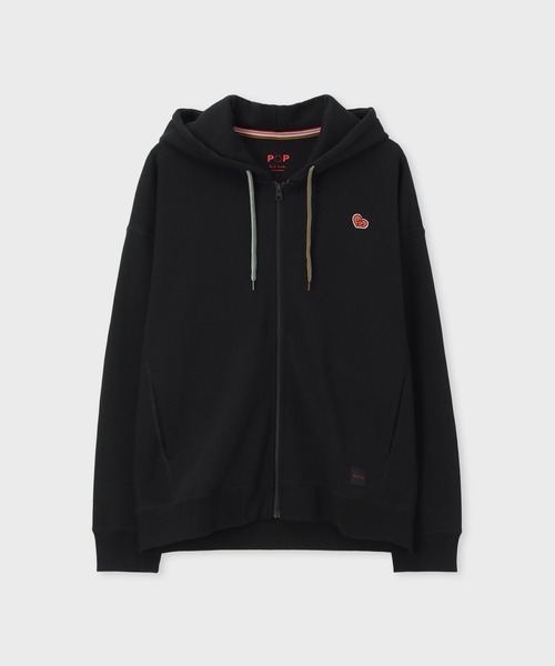 Paul Smith（ポールスミス）の「“Character hearts” ジップアップパーカ【853299 P7190A】（パーカー・メンズ・ブラック/グレー・LARGE/MEDIUM）」の2枚目の写真