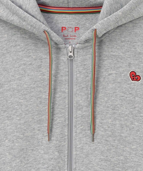 Paul Smith（ポールスミス）の「“Character hearts” ジップアップパーカ【853299 P7190A】（パーカー・メンズ・ブラック/グレー・LARGE/MEDIUM）」の6枚目の写真