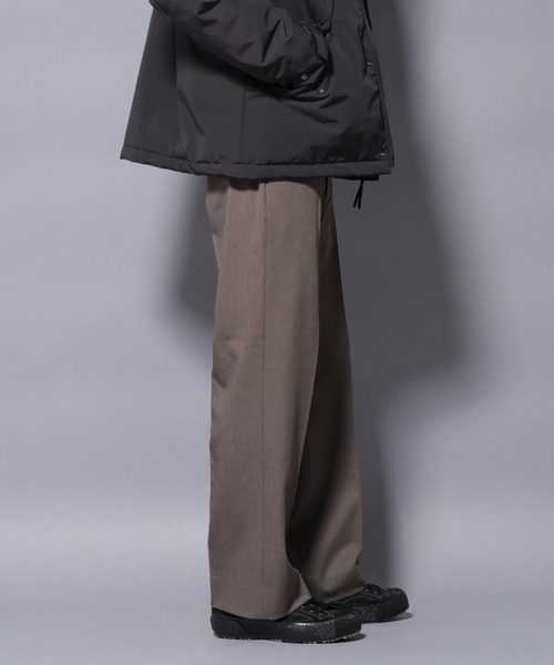 うなな テクノギャバトラウザーズ（スラックス）｜NANO universe（ナノ