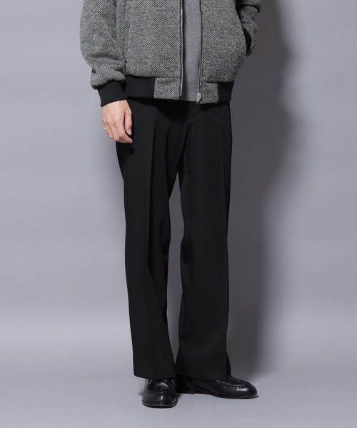 NANO universe（ナノユニバース）の「テクノギャバトラウザーズ（スラックス・メンズ・ブラック/ブラウン系その他・L/M/S）」の2枚目の写真