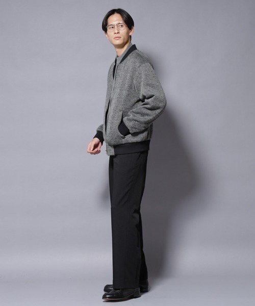 NANO universe（ナノユニバース）の「テクノギャバトラウザーズ（スラックス・メンズ・ブラック/ブラウン系その他・L/M/S）」の12枚目の写真