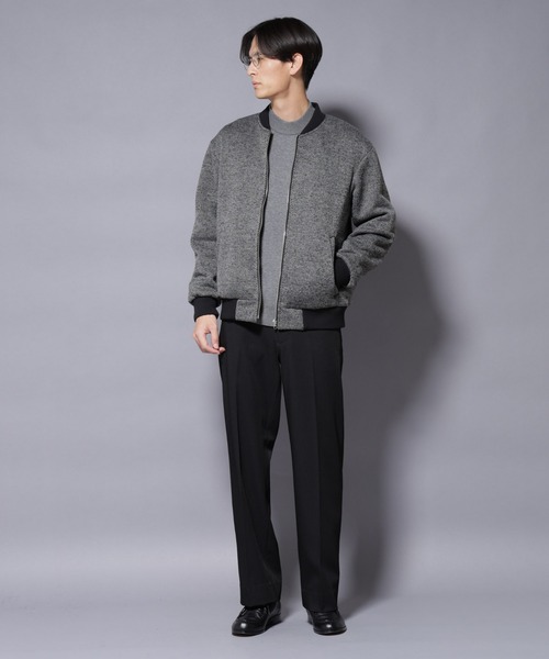 NANO universe（ナノユニバース）の「テクノギャバトラウザーズ（スラックス・メンズ・ブラック/ブラウン系その他・L/M/S）」の11枚目の写真