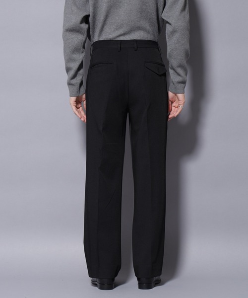 NANO universe（ナノユニバース）の「テクノギャバトラウザーズ（スラックス・メンズ・ブラック/ブラウン系その他・L/M/S）」の16枚目の写真