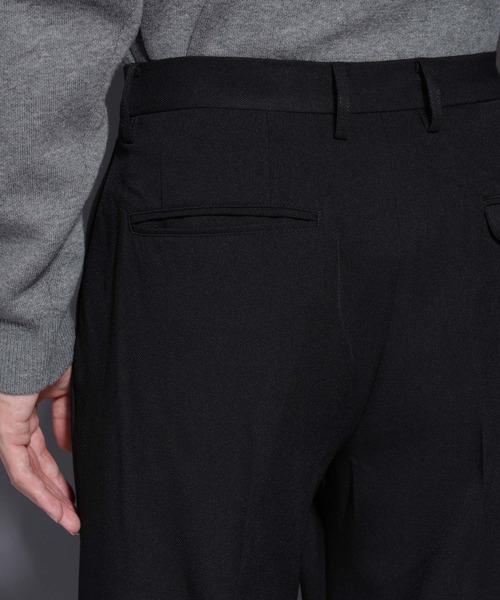 NANO universe（ナノユニバース）の「テクノギャバトラウザーズ（スラックス・メンズ・ブラック/ブラウン系その他・L/M/S）」の20枚目の写真