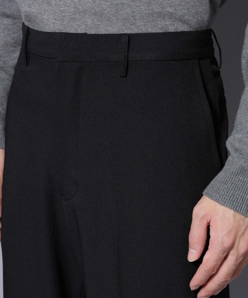 NANO universe（ナノユニバース）の「テクノギャバトラウザーズ（スラックス・メンズ・ブラック/ブラウン系その他・L/M/S）」の17枚目の写真