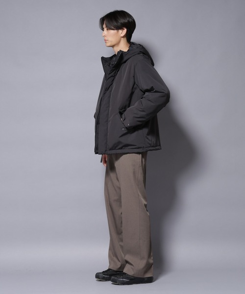 NANO universe（ナノユニバース）の「テクノギャバトラウザーズ（スラックス・メンズ・ブラック/ブラウン系その他・L/M/S）」の5枚目の写真