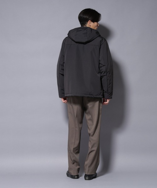 NANO universe（ナノユニバース）の「テクノギャバトラウザーズ（スラックス・メンズ・ブラック/ブラウン系その他・L/M/S）」の8枚目の写真