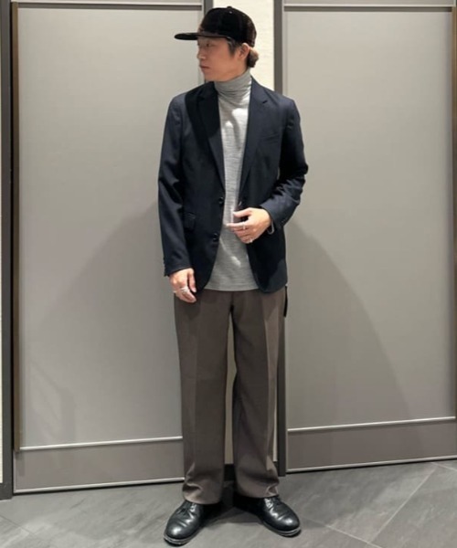 セール】テクノギャバトラウザーズ（スラックス）｜NANO universe