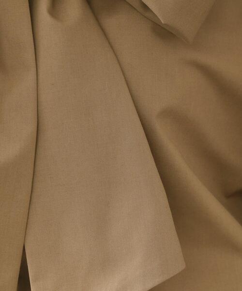 OPAQUE.CLIP(オペークドットクリップ)の「ボウタイブラウス【洗濯機OK】(シャツ/ブラウス・レディース・ネイビー/ダークブラウン/ホワイト・38/40/42)」の11枚目の写真