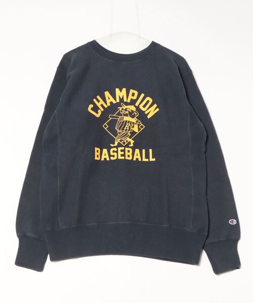 Champion(チャンピオン)の「チャンピオン Champion RW CREW NECK SWEATSHIRT(スウェット・メンズ・ダークグレー/ダークブルー・LL/L/M)」の1枚目の写真