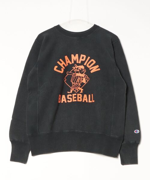 Champion(チャンピオン)の「チャンピオン Champion RW CREW NECK SWEATSHIRT(スウェット・メンズ・ダークグレー/ダークブルー・LL/L/M)」の2枚目の写真
