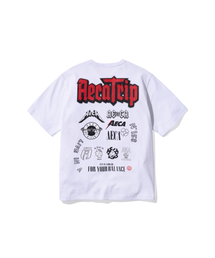 AECA（エイカ）の「AECA TOUR HALF SLEEVE-WHITE（Tシャツ/カットソー・メンズ）」