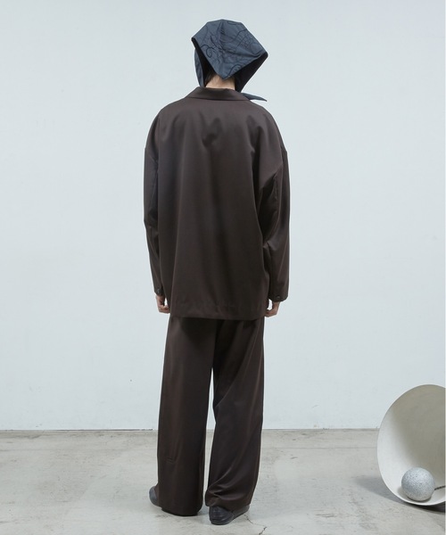 Dulcamara(ドゥルカマラ)の「よそいきルーズWJK(テーラードジャケット・メンズ・ダークブラウン/ブラック/チャコールグレー・0/1)」の6枚目の写真