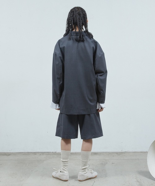 Dulcamara(ドゥルカマラ)の「よそいきルーズWJK(テーラードジャケット・メンズ・ダークブラウン/ブラック/チャコールグレー・0/1)」の14枚目の写真