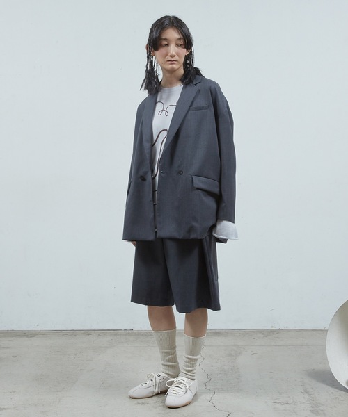 Dulcamara(ドゥルカマラ)の「よそいきルーズWJK(テーラードジャケット・メンズ・ダークブラウン/ブラック/チャコールグレー・0/1)」の12枚目の写真