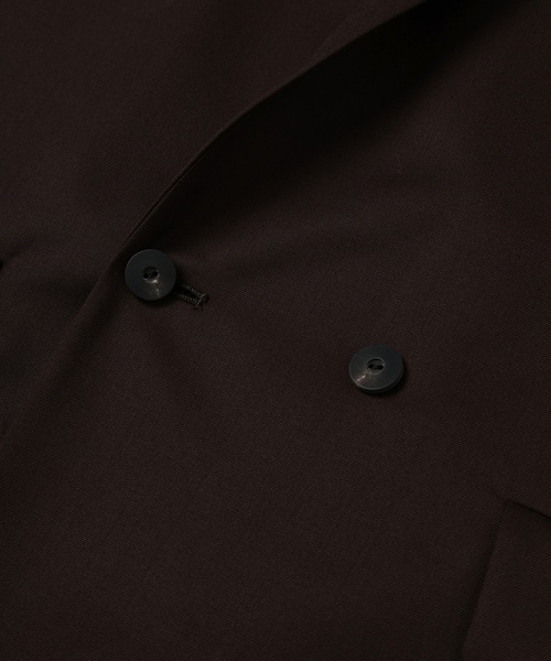 Dulcamara(ドゥルカマラ)の「よそいきルーズWJK(テーラードジャケット・メンズ・ダークブラウン/ブラック/チャコールグレー・0/1)」の16枚目の写真