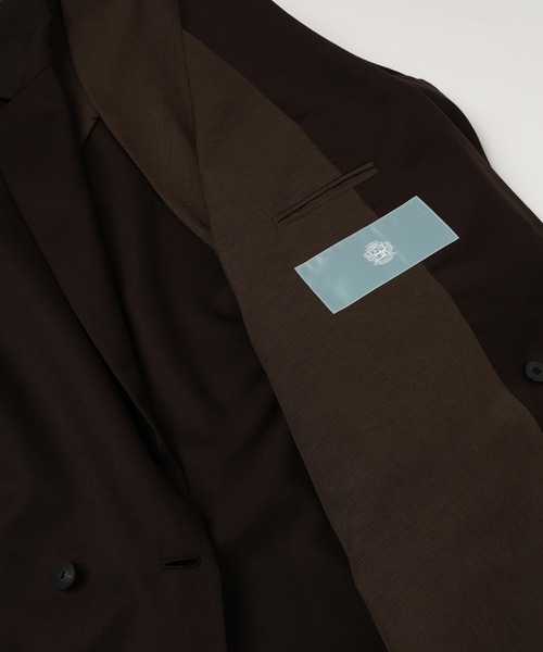 Dulcamara(ドゥルカマラ)の「よそいきルーズWJK(テーラードジャケット・メンズ・ダークブラウン/ブラック/チャコールグレー・0/1)」の18枚目の写真