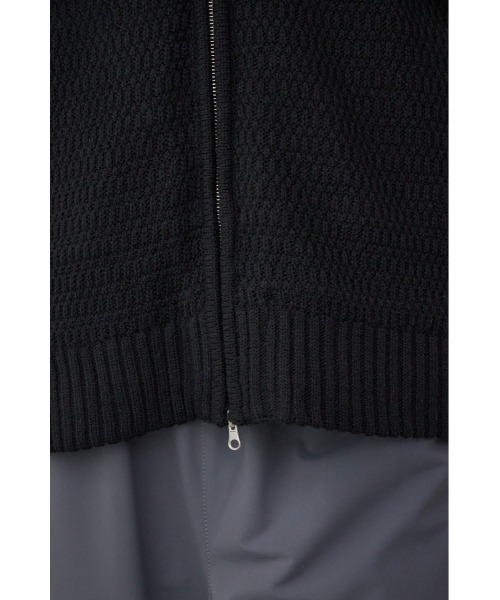 AZUL by moussy（アズールバイマウジー）の「ガーターボアジップニット フーディー（パーカー・メンズ・ブラック系その他/ブラック・MEDIUM/LARGE）」の13枚目の写真