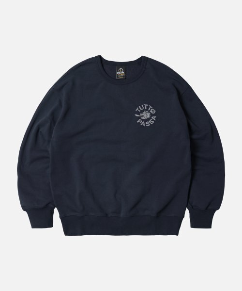FRIZMWORKS(フリズムワークス)の「TUTTO PASSA SWEATSHIRT _ NAVY(スウェット・レディース・その他・MEDIUM/LARGE/X-LARGE)」の2枚目の写真