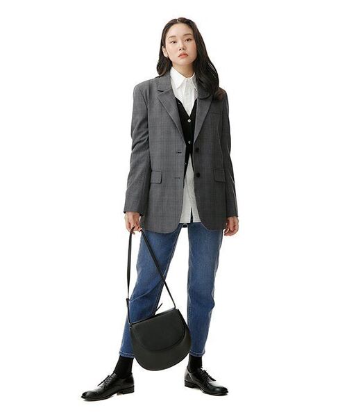 MUSINSA STANDARD WOMAN(ムシンサスタンダードウーマン)の「レディーススリムストレートデニムパンツ【ミディアムインディゴ】(デニムパンツ・レディース・その他・29/30/24/25/26/27/28)」の9枚目の写真