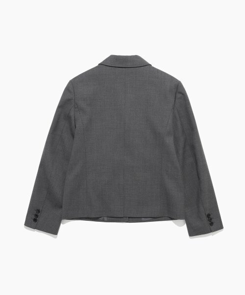 TTUDEMENT(トュードメント)の「VINTAGE WOOL JACKET CHARCOAL(テーラードジャケット・レディース・その他・MEDIUM/SMALL)」の3枚目の写真