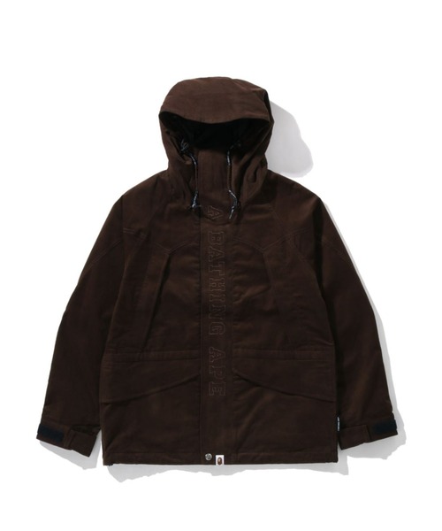 A BATHING APE（アベイシングエイプ）の「CORDUROY SNOWBOARD JACKET（ミリタリージャケット・メンズ・ブラウン/ネイビー/ベージュ・LARGE/X-LARGE/SMALL/MEDIUM/XX-LARGE）」の2枚目の写真