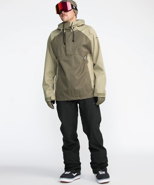 VOLCOM(ボルコム)の「VOLCOM FREAKIN SNOW CHINO PANT/ボルコムスキースノーボードウェア(パンツ)(その他パンツ・メンズ・ブラック/グレー/アーミー・MEDIUM/LARGE)」の1枚目の写真