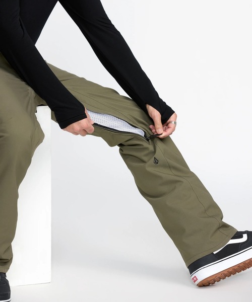VOLCOM(ボルコム)の「VOLCOM FREAKIN SNOW CHINO PANT/ボルコムスキースノーボードウェア(パンツ)(その他パンツ・メンズ・ブラック/グレー/アーミー・MEDIUM/LARGE)」の7枚目の写真