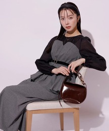 Mystrada（マイストラーダ）の「ベルト付きシャツワンピース