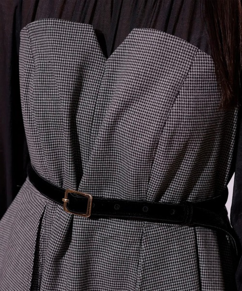 ペプラムコンビワンピース（ワンピース）｜Mystrada（マイストラーダ