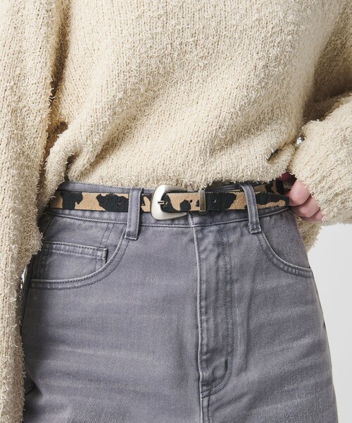 AULENTTI（オウレンティ）の「＜AULENTTI＞ヘアー ベルト（ベルト・レディース・その他1/ダークブラウン・FREE）」の2枚目の写真