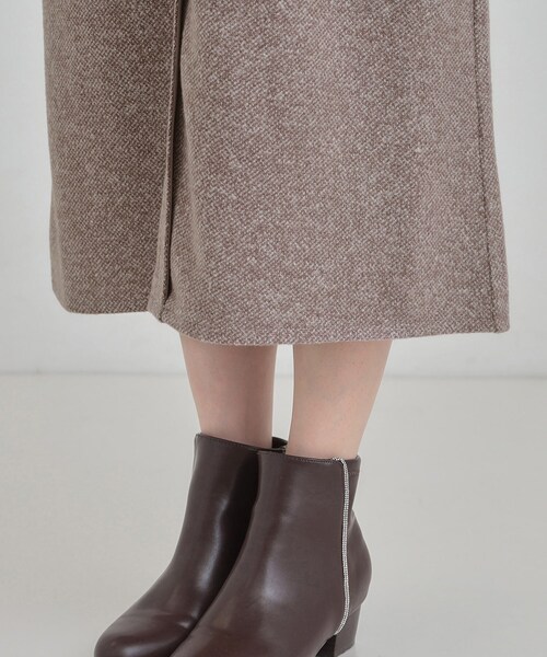 DRESKIP（ドレスキップ）の「【S-LL】甘すぎない大人のツイード調ジャンスカ（ワンピース・レディース・ブラウン系/ブラック・04/01/02/03）」の17枚目の写真