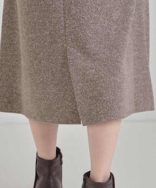 DRESKIP（ドレスキップ）の「【S-LL】甘すぎない大人のツイード調ジャンスカ（ワンピース・レディース・ブラウン系/ブラック・04/01/02/03）」の18枚目の写真