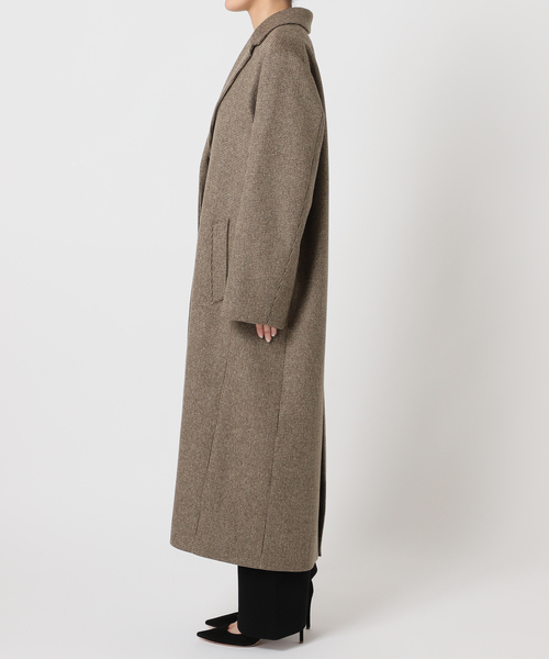 AP STUDIO(エーピーストゥディオ)の「シャギーチェックチェスターコート(チェスターコート・レディース・ブラウン・36/38)」の18枚目の写真