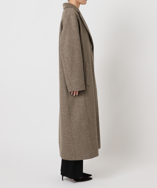 AP STUDIO(エーピーストゥディオ)の「シャギーチェックチェスターコート(チェスターコート・レディース・ブラウン・36/38)」の20枚目の写真