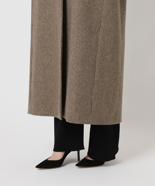 AP STUDIO(エーピーストゥディオ)の「シャギーチェックチェスターコート(チェスターコート・レディース・ブラウン・36/38)」の3枚目の写真