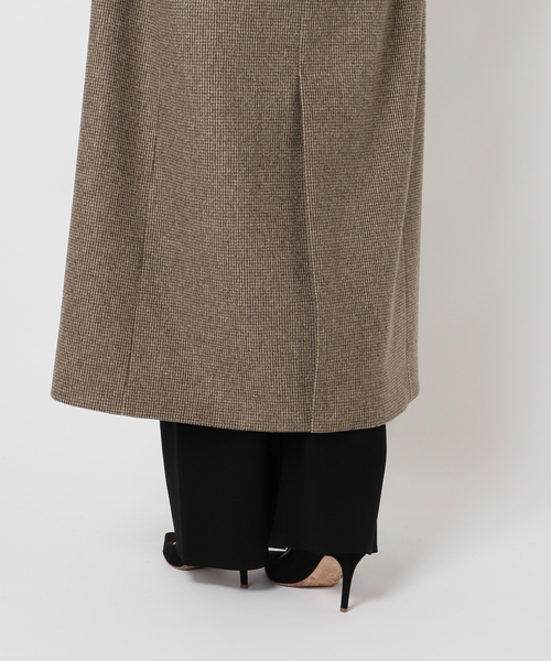 AP STUDIO(エーピーストゥディオ)の「シャギーチェックチェスターコート(チェスターコート・レディース・ブラウン・36/38)」の4枚目の写真