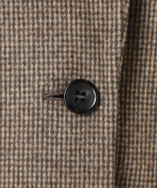 AP STUDIO(エーピーストゥディオ)の「シャギーチェックチェスターコート(チェスターコート・レディース・ブラウン・36/38)」の5枚目の写真