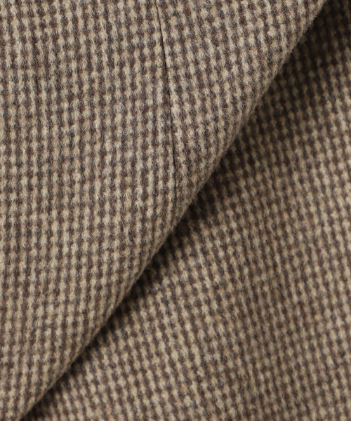 AP STUDIO(エーピーストゥディオ)の「シャギーチェックチェスターコート(チェスターコート・レディース・ブラウン・36/38)」の8枚目の写真