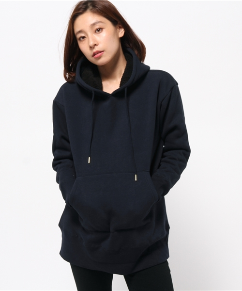 OUTLET(アウトレット)の「【Ciaopanic】ファーボンディングチュニック(Tシャツ/カットソー・レディース・オフホワイト/ネイビー/グレー・FREE)」の1枚目の写真