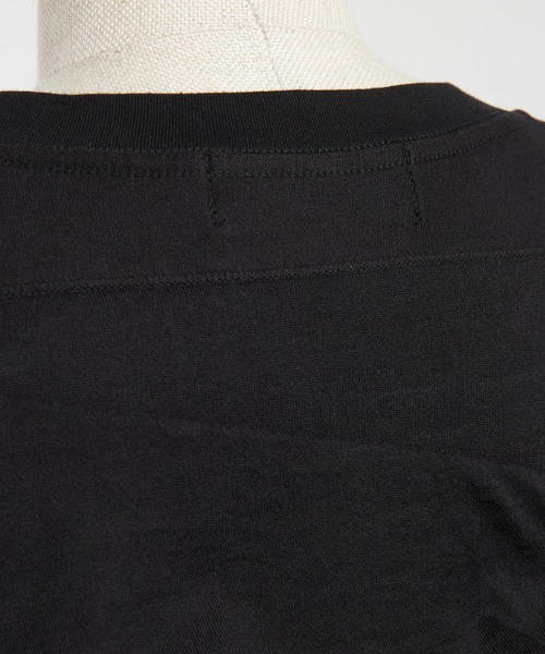 gomme（ゴム）の「アシメパネルカットワンピース（ワンピース・レディース・ブラック・MEDIUM）」の2枚目の写真