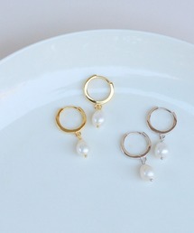 【WEB限定】淡水パールワンタッチピアス