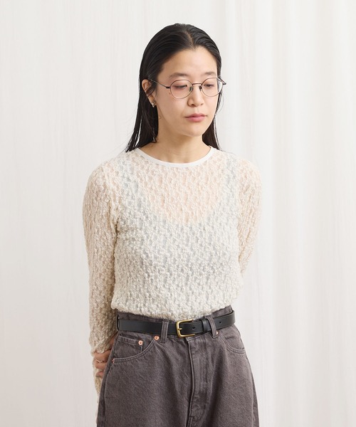 fig London(フィグロンドン)の「mii pullover(Tシャツ/カットソー・レディース・ブラック/アイボリー・FREE)」の20枚目の写真