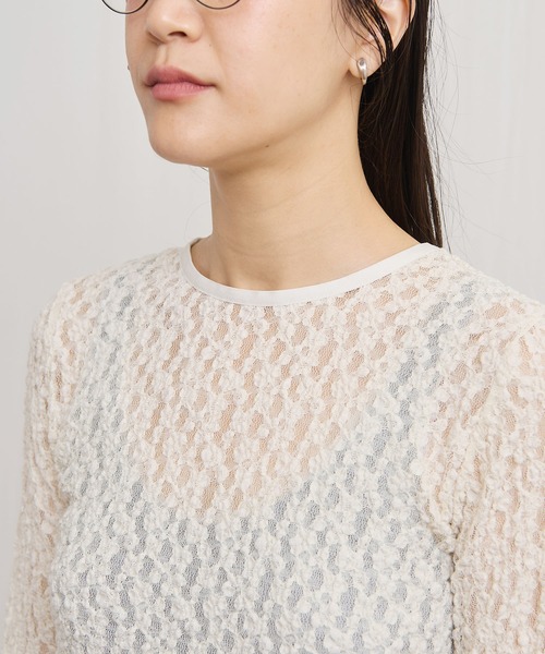 fig Ｌondon（フィグロンドン）の「mii pullover（Tシャツ/カットソー・レディース・ブラック/アイボリー・FREE）」の16枚目の写真