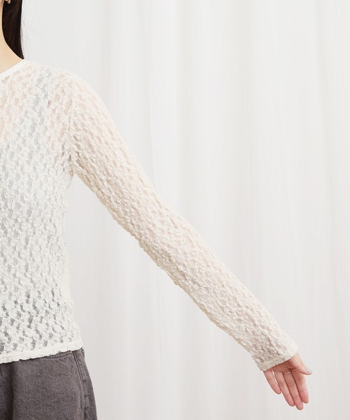 fig Ｌondon（フィグロンドン）の「mii pullover（Tシャツ/カットソー・レディース・ブラック/アイボリー・FREE）」の17枚目の写真