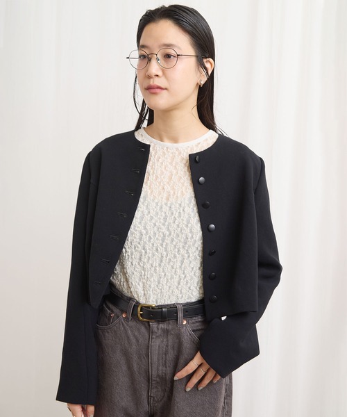 fig Ｌondon（フィグロンドン）の「mii pullover（Tシャツ/カットソー・レディース・ブラック/アイボリー・FREE）」の7枚目の写真